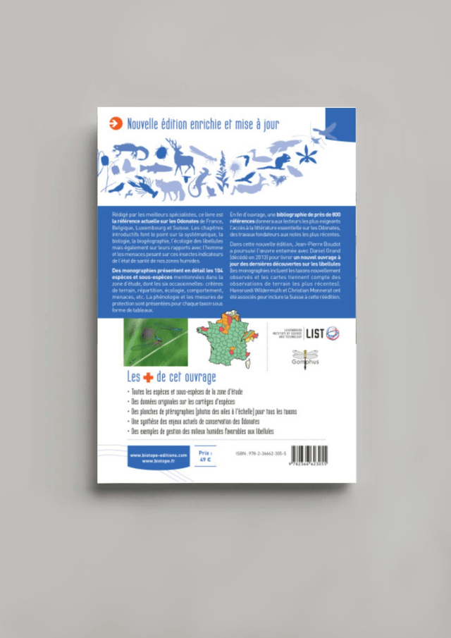 Les libellules de France, Belgique, Luxembourg & Suisse (Biotope éditions)